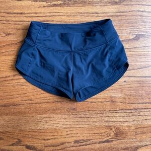 Lululemon Speed Up Shorts LR 2.5” Navy Size 0